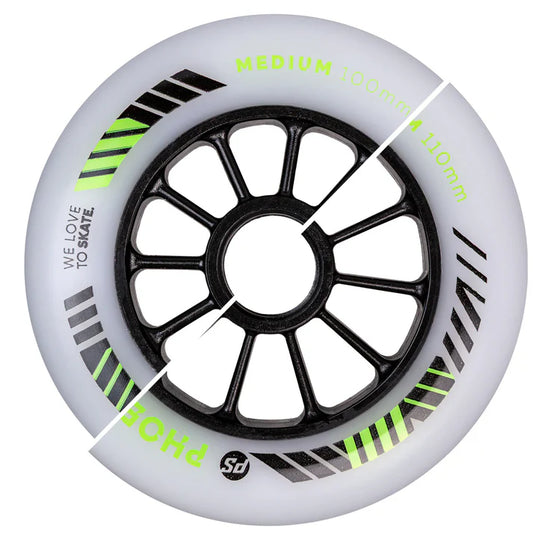 PHOENIX HILO 110mm/100mm DD Medium (Set of 8 wheels)